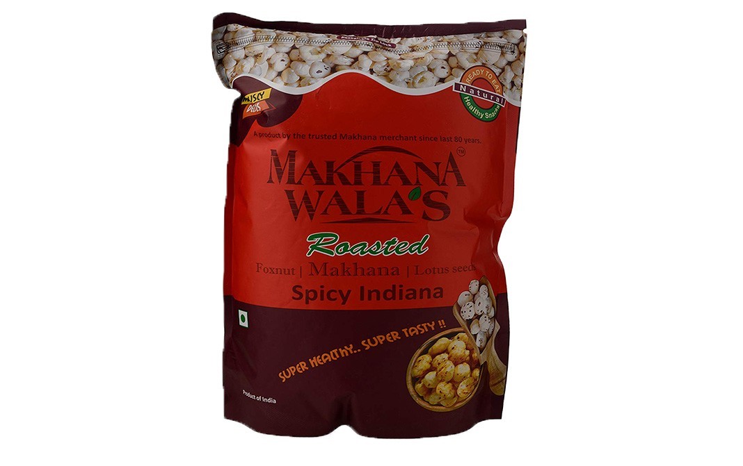 Makhana Wala's Roasted Makhan Spicy Indiana    Pack  80 grams